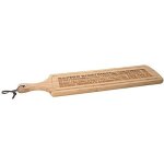 Planche - bambou - words long - marron - 59 cm x 15 cm - contemporain - design