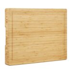 Planche à découper - relaxdays - bambou massif - 35 x 45 x 55 cm - rigole anti - écoulement - marron ... Planche à découper - relaxdays - bambou massif - 35 x 45 x 55 cm - rigole anti - écoulement - marron ...