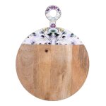 Planche � d�couper ronde garden en manguier 305 cm - table passion