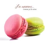 Planche  dcouper - pradel excellence - verre tremp - motifs macarons - l. 40cm - l. 30cm