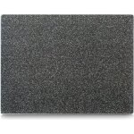Planche � d�couper - zeller - anthracite granit - verre tremp� - 40x30 cm