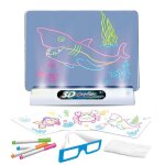 Planche  dessin magique fluorescente 3d moyenne - ocan - ohp - moyenne - ocan - blanc - enfant - mixte ...