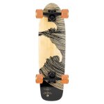 Planche de skate sector 9 combo bambino - beige / noir - 265x75x14