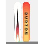 Planche de snowboard burton custom flying v blanc homme