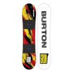 Planche de snowboard burton grom ketchup mustard noir garon