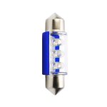 Planet line pl023b ampoules led navette c5w 12 v bleu set de 2