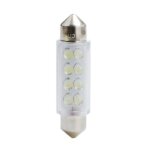 Planet line lot de 2 ampoules led - navette c5w - 12 v - 072 w - 41 mm - blanc