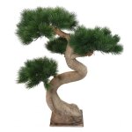 Plante artificielle haute gamme sp�cial ext�rieur - pin artificiel bonsai - dim : 92 x 65 cm