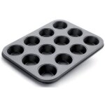 Plaque 12 mini muffins ibili moka - 25 x 19 cm