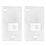 Plaque  aiguille multifonctions de rechange pour machine  coudre singer - zerone - blanc - fer