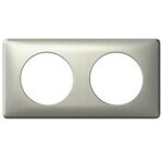 Plaque c�liane 2 postes titane