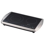 Plaque chauffante � induction - rommelsbacher ct 3403 / tc - 2 br�leurs - verre - c�ramique - 3400w - ...