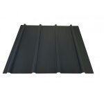 Plaque nervur�e acier laqu� 2000 x 910 x 040 mm - l: 2000 mm - l: 910 mm - e: 0. 4 mm - gris anthracite ...