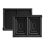 Plaques croque - monsieur pour gaufrier lagrange - revêtement antiadhésif - noir Plaques croque - monsieur pour gaufrier lagrange - revêtement antiadhésif - noir