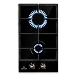 Plaque de cuisson gaz encastrable klarstein victoria domino - 2 feux - tables de cuisson vitrocramique ...