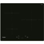 Whirlpool plaque de cuisson induction 3 foyers 7200w double zone 6eme sens Whirlpool plaque de cuisson induction 3 foyers 7200w double zone 6eme sens