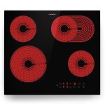 Plaque de cuisson induction - klarstein - 6500w - 4 feux - cran tactile - thermoboost