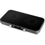Plaque de cuisson infrarouge - sencor - scp 2803bk smoothcook - 3500 w - 2 foyers vitrocramique - noir ...