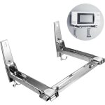 Plaque de cuisson micro - ondes pliante - avec crochet - meuble etagere - acier inoxydable