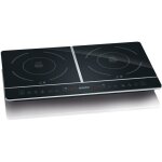 Plaque de cuisson posable severin - dk1031 - induction 2 foyers - jusqu 240c - 3400w