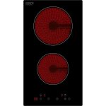 Plaque de cuisson vitrocramique oceanic - 2 foyers - 2900w - commandes sensitives