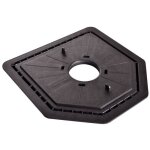 Plaque a dalle cleman - dimensions : 218 mm x 218 mm