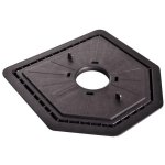 Plaque a dalle cleman - dimensions : 218 mm x 218 mm - pi�ce