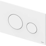 Plaque de déclenchement wc teceloop double touche - plaque de déclenchement wc blanche - plastique Plaque de déclenchement wc teceloop double touche - plaque de déclenchement wc blanche - plastique