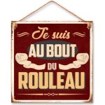 Plaqu� d�co wc - au bout du rouleau