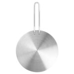 Plaque de diffuseur de chaleur en acier inoxydable omabeta pour casseroles non inductives de 22 cm