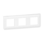 Plaque de finition - legrand - mosaic - blanc - 3x2 modules - horizontale