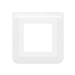 Plaque de finition - legrand - 078802l - blanc - 2 modules - thermoplastique