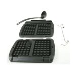 Lot de 2 plaques à gaufres + louche raclette gril wok xa723812 xa724810 tefal Lot de 2 plaques à gaufres + louche raclette gril wok xa723812 xa724810 tefal