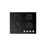 Plaque gaz proline pgh4bk noir
