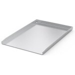 Plaque de gril plancha - only fire - acier inoxydable - 44x297 cm - compatible barbecue weber spirit