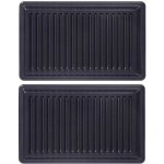 Plaques grill - panini par 2 xa800312 - croque - monsieur tefal Plaques grill - panini par 2 xa800312 - croque - monsieur tefal
