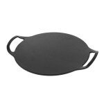 Plaque  griller en fonte  induction pour pizza pole 38cm pour barbecue four victoria 34474 noir 34474 ...