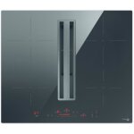 Plaque  induction aspirante - turboair - impulso - bl / a / 60 - 4 feux - 602 x 517 cm - noir