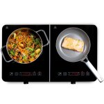 Plaque  induction posable - primo pr303ikp - 2 zones - 3500w - noir