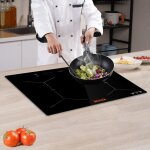 Plaque  induction - vevor - table de cuisson encastrable table de cuisson encastrable vitrocramique ...