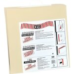 Plaque isolante standard - geb - 500 x 500 �p. 4 mm - isolation thermique et protection au feu - blanc ...