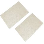 Plaque de mica pour rparation four  micro - ondes - lakamodo - lot de 2 - 140x110mm - paisseur 04mm ...