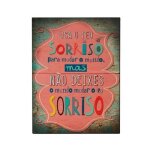 Plaque murale wall deco messages 25x33 cm