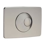 Plaque de commande nicoll double volume - chrom velours - 0709187