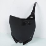 Plaque numro frontale plaque phare cross ufo noire pour moto yamaha 125 yz 2015 - 2019