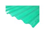 Plaque polyester vert ondule - l: 2. 5 m - l: 90 cm - vert