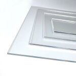 Plaque plexiglass 1 mm 20 x 10 cm - signaletique. biz france - transparent - matire synthtique