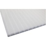 Plaque polycarbonate alvolaire 16mm - l: 2 m - l: 98 cm - e: 16 mm - opaline