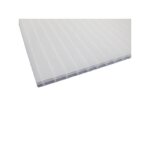 Plaque polycarbonate alvolaire 16mm - l: 3 m - l: 98 cm - e: 16 mm - opaline