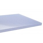 Plaque polycarbonate alvolaire 32mm - l: 3 m - l: 98 cm - e: 32 mm - opaline